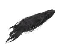 Ipetboom Parrucca Sintetica da Fantasma Lunga Nera per Halloween, Cosplay e Feste in Maschera, Unisex, Effetto Drammatico per Costume Spaventoso