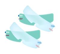 Ipetboom Pellicola Antiappannamento e Antipioggia per Visiera Casco Moto 4 Pezzi Adesivo Riutilizzabile Antigraffio per Inserto Visiera Accessori Moto per Visione Chiara in Tutte le