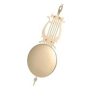 Ipetboom Pendolo in Metallo Sostitutivo per Orologi da Parete Meccanici Accessorio per Riparazioni DIY Compatibile con Orologi Pendolo Tradizionali Resistente e Versatile per Uso Domestico