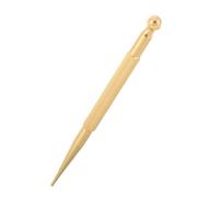 Ipetboom Penna Per Massaggio Ottone Strumento Manuale Riflessologia Per e Design Ergonomico Per Rilassamento e Stress Compatta e Portatile Per
