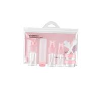 Ipetboom Pet Bottiglie Ricaricabili Spray e Vasi Per Set Portatile Per Shampoo Lozione Rosa