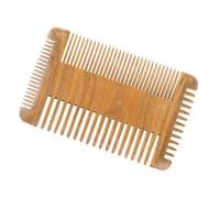 Ipetboom Pettine Da Massaggio in Legno Di Sandalo Verde Yh7-7 Pettine Antiforfora A Denti Fini Per Donna