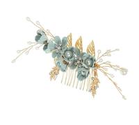 Ipetboom Pettine in Lega La Futura Sposa Fusciacca Eleganti Clip Per Accessori Per Da Sposa Per Le Donne Elegante Decorato Accessori Per Per La Sposa Bigodino Green