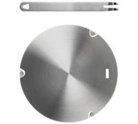 Ipetboom Piastra Diffusore Calore per Piano Induzione Adattatore per Cucina Acciaio Inossidabile Compatibile con Pentole
