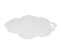 Ipetboom Piatto in con Design Rilievo Forma di Piatto da Portata Decorativo Hotel Antiscivolo e Isolante Termico per Buffet e Feste
