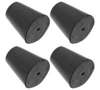 Ipetboom Piedini in Gomma per Altoparlanti 4 Pezzi Cuscinetti Antivibrazione Compatti per Gambe Amplificatore Accessori Base Altoparlante Resistenti e Portatili per Uso Domestico e