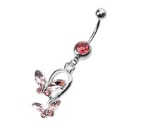 Ipetboom Piercing All'Ombelico A Farfalla Piercing All'Ombelico Gioielli Per Il Corpo Anelli Per Ombelico Personalizzati Anelli Per Ombelico Pendenti Anelli Per Ombelico Per Donne