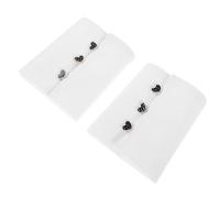 Ipetboom Polsini Finti per Camicia Estensore per Maniche Staccabili Polsini Bottoni Cuore in Cotone Morbido per Donna Dettagli Femminili per Abiti Casual e Formali