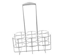 Ipetboom Portabottiglie Portatile Metallo Resistente per Barbecue e Feste Design Multifunzionale per Uso e Speciali Capacità