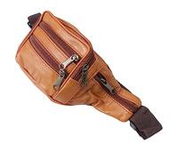 Ipetboom Portafoglio Borsa Da Petto Per Sport All'aria Aperta Da Uomo Sport Basso Di Facchio Dei Maggio Borsa a Tracolla Uomo Vita Messaggero Uomini Basso Maschio Uomino Marrone