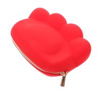 Ipetboom Portamonete Con Artiglio Di Gatto Piccolo Portamonete Ragazza Portamonete Decorativo Zampa Di Gatto Cambia Borsa Borse Portafoglio Per Le Donne Girly Donna Rosso Gel Di Silice