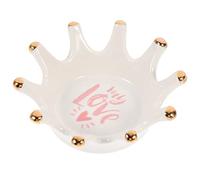 Ipetboom Portapenne Per Unghie in Ceramica Porta Penne Per Unghie Corona Strumento Semplice Da Pulire e Trasportare