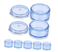 Ipetboom portapillole portatile viaggio piccolo organizzatori pillole estetica circolare per l'organizzazione dei farmaci organizzatore pillole settimanali scomparti portapillole Blu