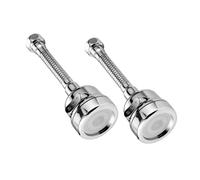 Ipetboom Prolunga per Rubinetto da Cucina 2 Pezzi Spruzzatore Girevole Anti-schizzi, Ugelli Antispruzzo Resistenti e Installazione Semplice per Risparmio Idrico in Cucina e Bagno