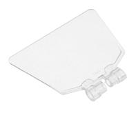 Ipetboom Protezione per banco di ricambio in plastica trasparente, kit sostitutivo per smerigliatrici da banco, pannello antipolvere anti-schegge, accessorio sicurezza per utensili da officina