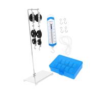 Ipetboom Pulegge Per Esperimenti Di Fisica Strumenti Didattici Scientifici Kit Di Meccanica Per Laboratorio Attrezzatura Sperimentale Supporto Per Didattica e Ricerca
