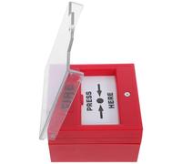 Ipetboom Pulsante di Allarme di Emergenza Manuale Reset, Stazione Antincendio in Plastica Resistente, Cicalino di Sicurezza per Casa e Ufficio, Dispositivo di Avvertimento per Sistemi