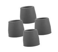 Ipetboom Punte in Gomma Antiscivolo Per Accessori Deambulatori e Stampelle, Set Da 4 Pezzi, Base Resistente, Compatibili Sedie Da Doccia e Bastoni, Per Supporto Stabile e Sicurezza in Cammino