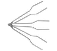 Ipetboom Punte per Pirografo Filo Metallico 3 Pezzi Compatibili Macchine ad Alta Impedenza Kit Utensili per Pirografia Professionale e Fai-da-Te Robuste e Compatte