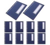 Ipetboom Quaderno Rilegato in Carta Kraft Vuoto Set da 10 Pezzi Libro Copertina Rigida Bianco Taccuino Portatile per Appunti Diario Artistico e Riunioni di Lavoro