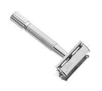 Ipetboom Rasoio Per Barba Sicurezza Per Uomo Con Pettine Chiuso Lama A Doppia Lama in Acciaio Inossidabile Strumento Per La Rasatura A Umido