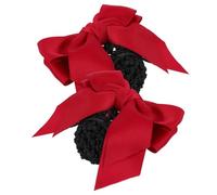 Ipetboom Retina Per Chignon a Fiocco Doppio Per Infermiere, Hostess, Banche e Locali Di Ristorazione 2 Pezzi