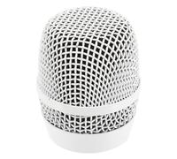 Ipetboom Ricambio Testina Microfono in Metallo Resistente Sfera Sostitutiva per Accessori Microfono Ktv Facile da Installare e Compatibile con Reti Spugna Bianco