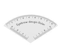 Ipetboom Righello per la Mappatura delle Sopracciglia Riutilizzabile Stencil per Modellatura Sopracciglia per Trucco Preciso Strumento Compatto e Resistente Adatto a Tutti i Volti per