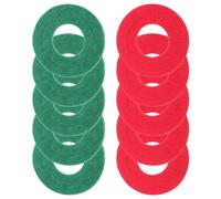 Ipetboom Rondelle di Protezione in Plastica per Terminali della Batteria Auto, Set da 10 Pezzi Anti-perdita, Spessori Leggeri e Resistenti per Accessori Batterie Automobilistiche