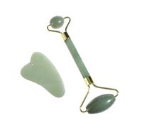 Ipetboom Rullo Massaggiante per Viso in Pietra Naturale e Set di Raschiante per Strumentazione Manuale per Terapisti e Utenti Privati per Sollievo da Dolori Quotidiani e Tensione Muscolare