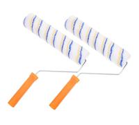 Ipetboom Rullo per Pittura Murale 300 MM Set da 2 Pennello a Rullo Manico Strumento Professionale per Decorazione Casa e Verniciatura Pareti e Soffitti Colore Casuale Colore Casuale