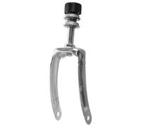 Ipetboom Ruota Anteriore Per Carrozzina Forcella Anteriore Metallo Per Ruote Piroettanti Compatibile Con Ruote Design Elegante e Facile Installazione Accessorio Pratico Per Carrozzine
