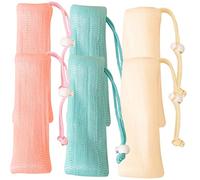 Ipetboom Sacchetti per Sapone a Rete 6 Pezzi Multistrato Esfolianti per Viso e Doccia, Sacchetti Portasapone in Barra Schiuma Ricca, Adatti a Tutti i Tipi di Sapone per Uso Quotidiano