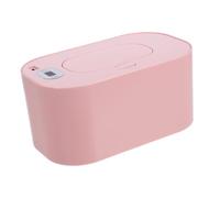 Ipetboom Scalda Salviette Umidificate per Ragazzo Ragazza Termostato e Regolazione Temperatura un Pulsante, Materiale Abs Rosa, Facile da Usare in Casa