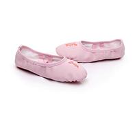Ipetboom Scarpette Ballo Suola Antiscivolo Scarpe Ballo Traspiranti per Esercizi Danza Yoga Leggere e Elastiche per Aderenza e libertà Disponibili in Rosa