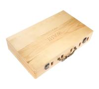 Ipetboom Scatola Da 1 Pz scatola di immagazzinaggio del tagliacapelli valigia porta attrezzi in legno per parrucchieri valigia tagliacapelli da barbiere contenitori forbici
