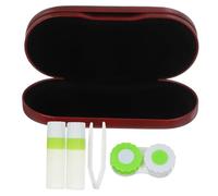 Ipetboom Scatola Porta Occhiali Rigida in Pu Anti-pelucchi Sottile Doppio per Occhiali e Lenti Leggera e Portatile per Trasporto e Regalo