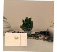Ipetboom Scatola Portagioie in Grezzo con Chiusura Vintage Compatta e Leggera per Accessori e Regali Organizer da Scrivania Versatile e Personalizzabile