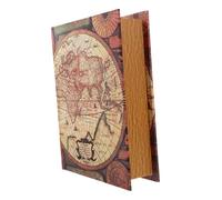 Ipetboom Scatola Vintage Media Contenitore Decorativo Antico per Gioielli e Organizer Robusto e Chic per Mensola o Scrivania