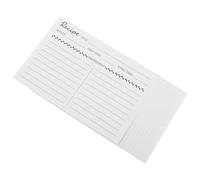 Ipetboom Schede di Ricette in Carta Kraft 50 Pezzi 4"x6" Cartoncino Resistente per Cucina Casalinga e Chef, Fogli Vuoti Scrivibili per Annotare Ricette e Organizzare Pasti