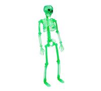 Ipetboom Scheletro Halloween Luminosa Appendibile Verde Fluorescente Decorazione Horror per Festa e Esterni Spaventoso per Atmosfera Raccapricciante e Scenografia