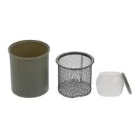 Ipetboom Secchio per Lavaggio Pennelli Filtro in Plastica Resistente Contenitore Portatile per Pittura a Olio e Acquerello Lavapennelli Multifunzione per Uso Artistico e Lezioni di