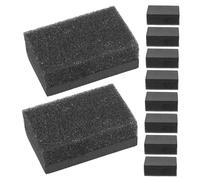 Ipetboom Set 10 Pezzi Panni Monouso Lucidatore di Scarpe Nere, Applicatore Pulitore per Stivali in Materiale Plastico, Kit Cura Calzature Uomo e Donna per Uso Rapido in Ufficio
