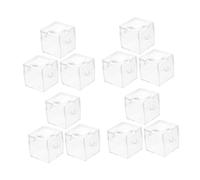 Ipetboom Set 12 Scatole Di Ingrandimento Per Insetti 4x4x4 Cm, Contenitori Lente Per Osservazione Scientifica All’aperto, Per Esplorazione e Apprendimento Ragazzo Ragazza e Adulti