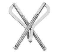 Ipetboom Set 2 Pezzi Fermaglio per Soldi in Lega di Zinco Argento, Clip Portafoglio Uomo Semplice e Resistente, Pratica Pinza Portabanconote per Uso Quotidiano