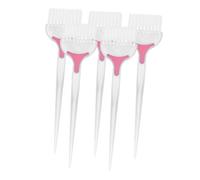 Ipetboom Set 5 Pezzi Pennelli per Tintura Capelli in Abs Colore Bianco per Applicazione Colore e Cura Capelli, per Utilizzo Professionale in Salone a Casa