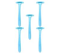 Ipetboom Set 5 Pezzi Raschietti Pedicure per Rimuovere Pelle Morta e Calli, Strumenti Esfolianti Manico Antiscivolo, Accessori Professionali per Cura Piedi e Rimozione Cuticole, Uso