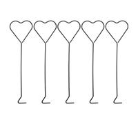 Ipetboom Set 5 Pezzi Spegnicandele in Acciaio Inox a Forma di Cuore, Gancio per Stoppino Candela Senza Fumo, Strumento per Manutenzione Stoppini, Accessorio per Aromaterapia e