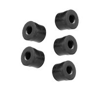 Ipetboom Set 5Pezzi Puntali in Gomma per Trombone Nero Design Antiscivolo e Riduzione del Rumore, Accessori per Riparazione e Protezione dello Strumento