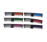 Ipetboom Set Da 6 Pezzi pettine Kit per intrecciare i tinture per temporanee pettini per uomo temporary hair color dei lavabile gesso per cera